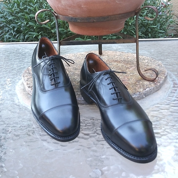 🆕 !!!!SOLD!!!! Allen Edmonds Black Cap Toe Oxford - Picture 4 of 13